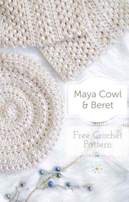 Create Your Own Stylish Maya Classy Cowl and Beanie — Free Pattern and Instructions