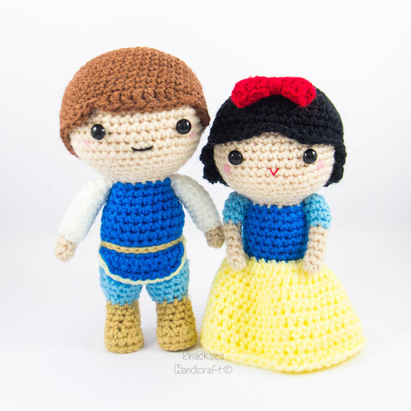 Create Your Own Adorable Crochet Snow White and Prince Amigurumi: A Step-by-Step Guide Create Your Own Adorable Crochet Snow White and Prince Amigurumi: A Step-by-Step Guide