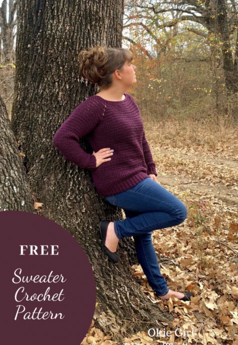 Easy Peasy Raglan Sweater