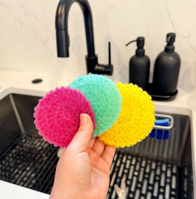 Crochet Pot and Dish Scrubber