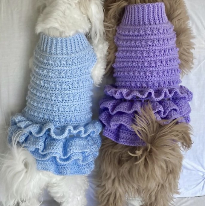 Free Crochet Pattern: Lottie’s Spotty Doggy Dress
