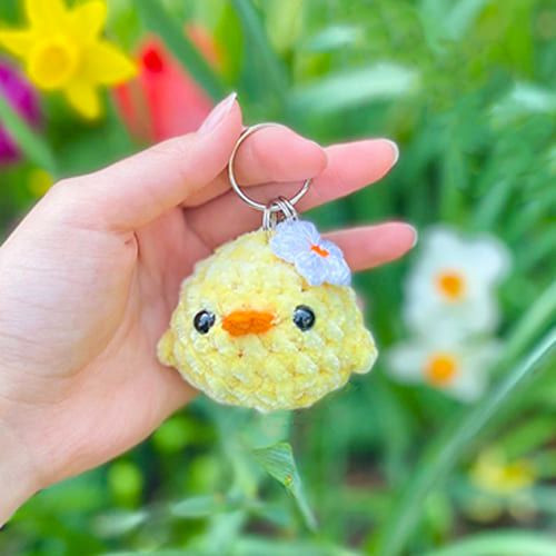 Create Your Own Crochet Ducky Keychain Amigurumi: A Step-By-Step Guide Create Your Own Crochet Ducky Keychain Amigurumi: A Step-By-Step Guide