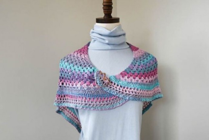 Crochet Crescent Shawl
