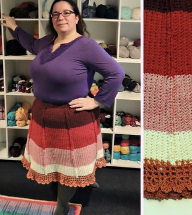 Crochet Looped in Love Skirt