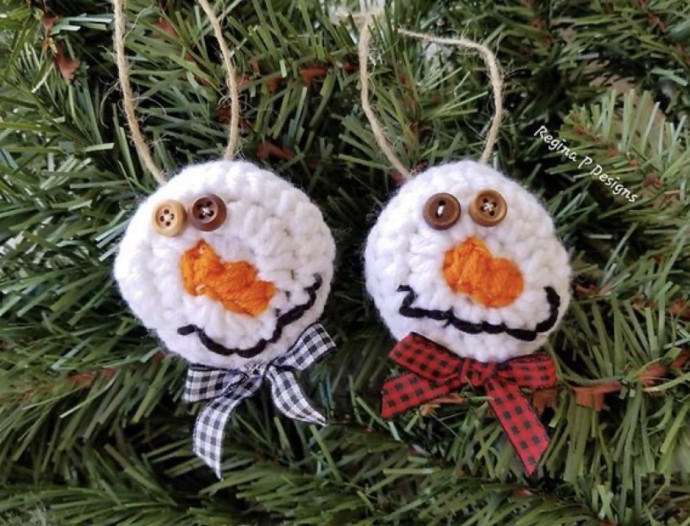 Make a Snowman Ornament