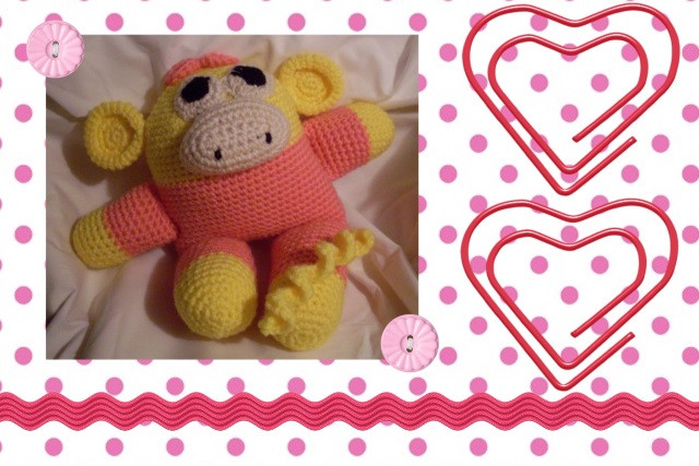 Create Your Own Crochet Lychee Smoochies Monkey Toy - Easy Handmade Craft Guide