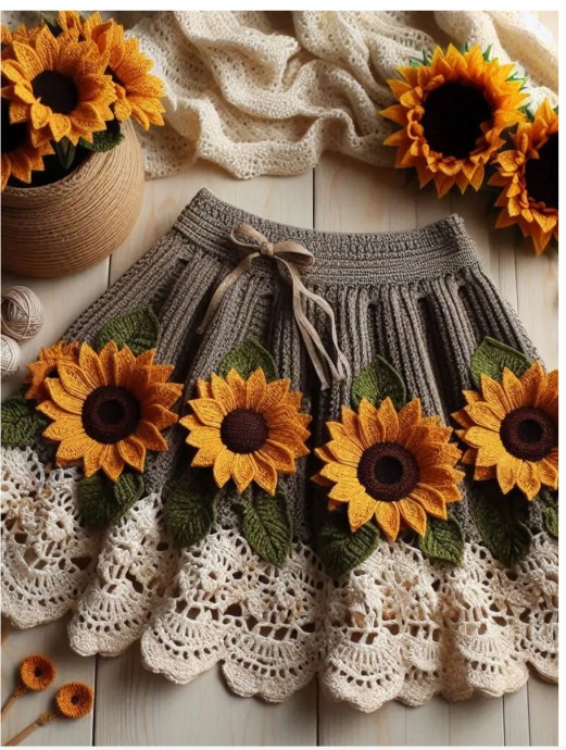 Create Your Own Crochet Sunflower Skirt: A Step-by-Step Guide for Bright and Cheerful Fashion Create Your Own Crochet Sunflower Skirt: A Step-by-Step Guide for Bright and Cheerful Fashion