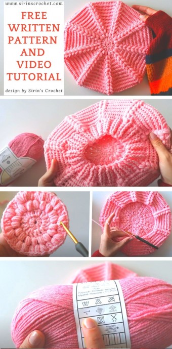 Pretty Crochet Beret