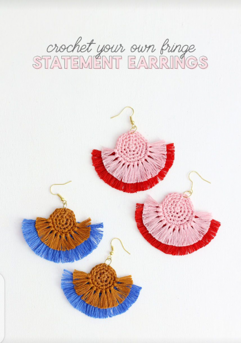 Gorgeous Fringe Statement Earrings