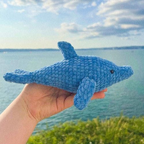 Crochet Mini Dolphin Amigurumi