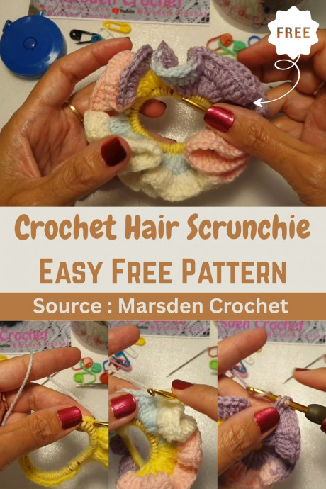 How to Create a Charming Crochet Hair Scrunchie for Effortless Style