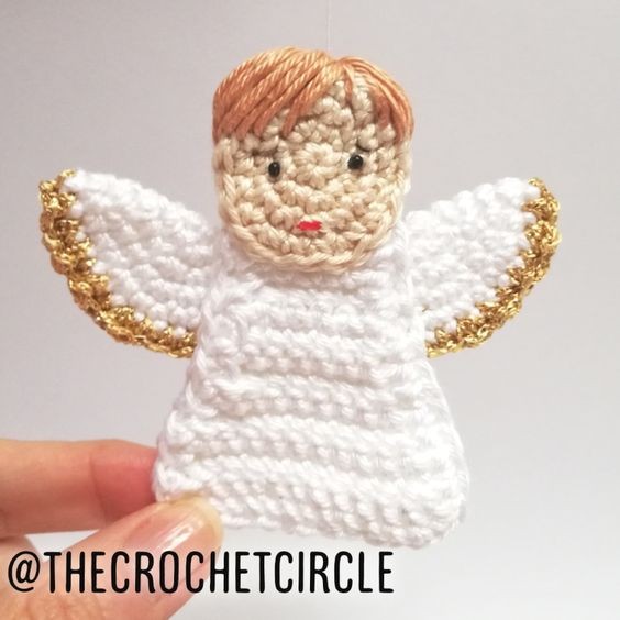 Crochet Angel Ornament