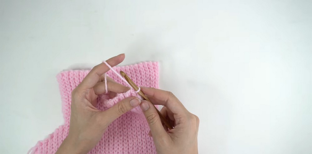 Crochet Cropped Hoodie