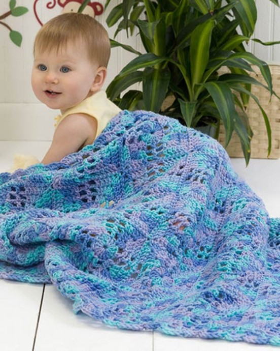 Crochet Squares Baby Blanket