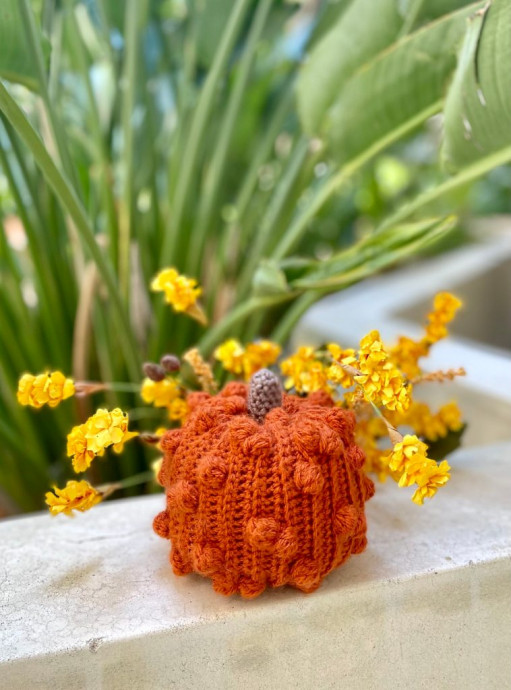 Crochet Lumpy Pumpkin