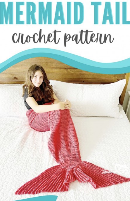 Crochet Mermaid Tail Blanket