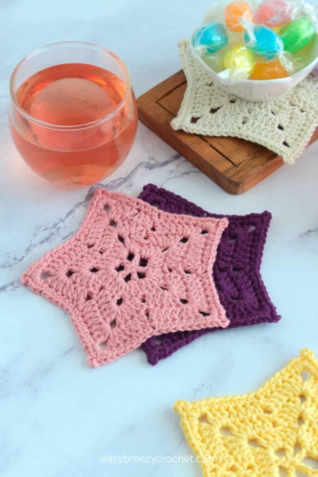 Create a Beautiful Crochet Star Coaster - Step-by-Step Instructions for Beginners and Experts