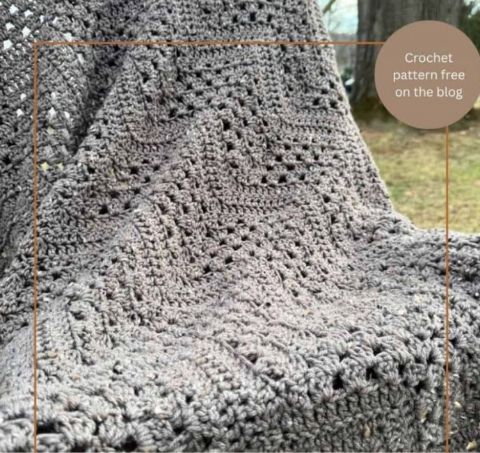 Crochet Granny Ripple Stitch Blanket