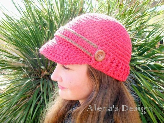 Elevate Your Winter Fashion with Our Trendy Crochet Visor Beanie with Ribbed Brim Elevate Your Winter Fashion with Our Trendy Crochet Visor Beanie with Ribbed Brim