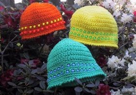 Crochet Lotsa Beads Beanie