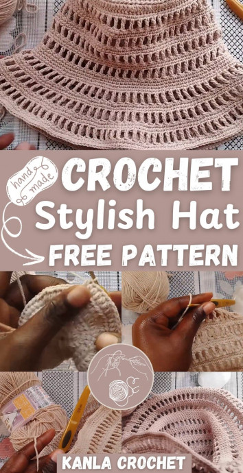 Create Your Perfect Crochet Breezy Summer Vibes Hat for a Stylish Summer Look