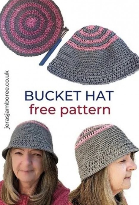 Easy Crochet Bucket Hat