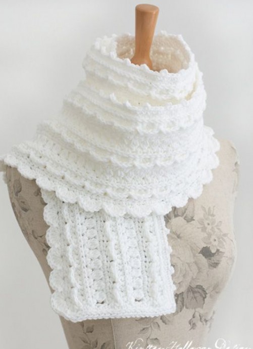 Crochet Textured Scarf