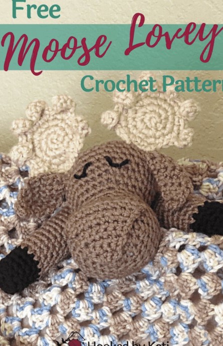 Moose Lovey Blanket Crochet Pattern