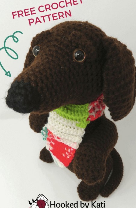 Create Your Own Adorable Dachshund Toy with This Easy Crochet Pattern Create Your Own Adorable Dachshund Toy with This Easy Crochet Pattern