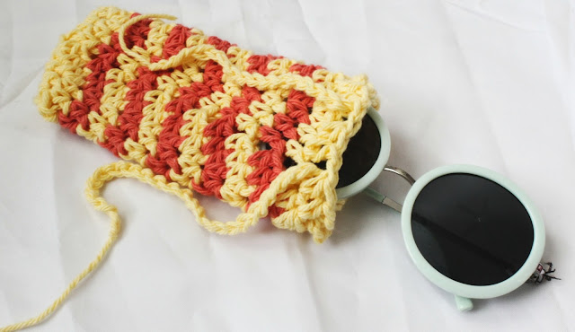 Create Your Own Crochet Drawstring Sunglass Case: Stylish Protection for Your Shades
