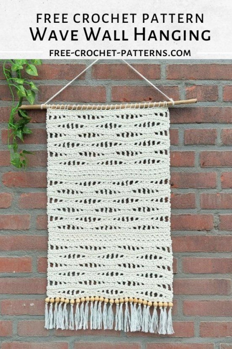 Create Beautiful Crochet Wave Wall Hangings: A Step-by-Step Guide to Add Whimsy to Your Home