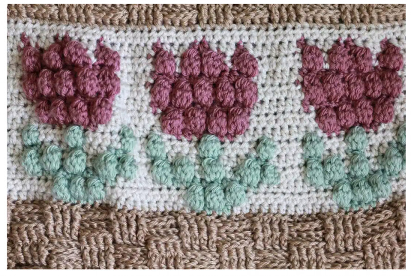 Crochet Flower Basket Blanket Tutorial: Create Your Own Beautiful Decor