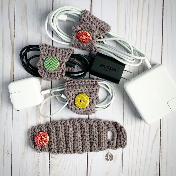 Crochet Ribbed Cord Keeper