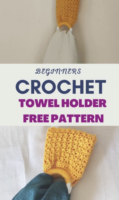 Free Crochet Towel Holder Pattern