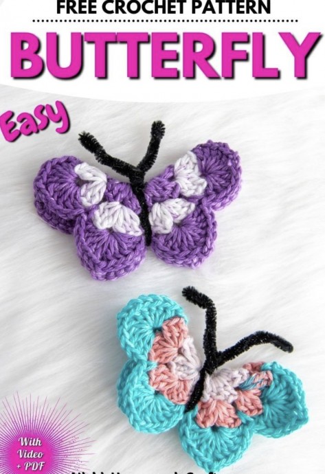 Quick Crochet Butterfly