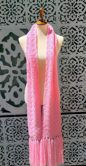Crochet Soft Waves Scarf