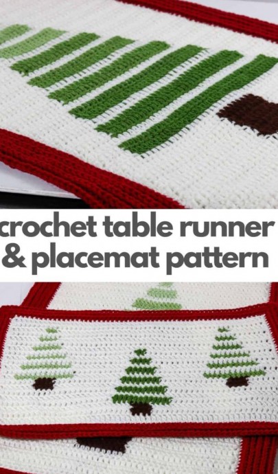 Crochet Table Runner for the Holidays