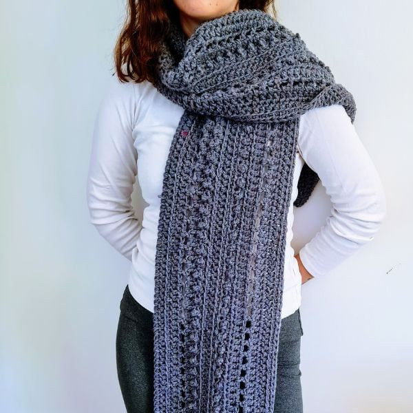 Create a Cozy and Stylish Crochet Winter Textured Scarf This Season Create a Cozy and Stylish Crochet Winter Textured Scarf This Season