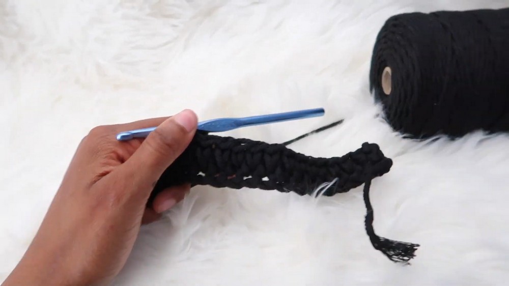 Crochet Messenger Bag