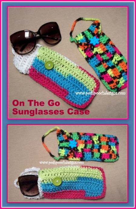 Crochet On The Go Sunglasses Case