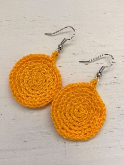 Amazing Crochet Spiral Earring
