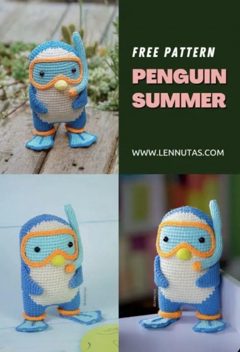 Crochet a Penguin in Summer Style (Free Pattern)