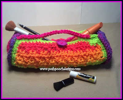 Create Your Fashionable Crochet Cylinder Cosmetic Bag: A Step-by-Step Guide