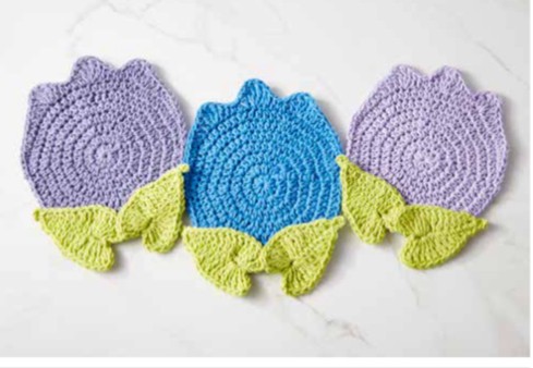 Crochet Tulip Potholder