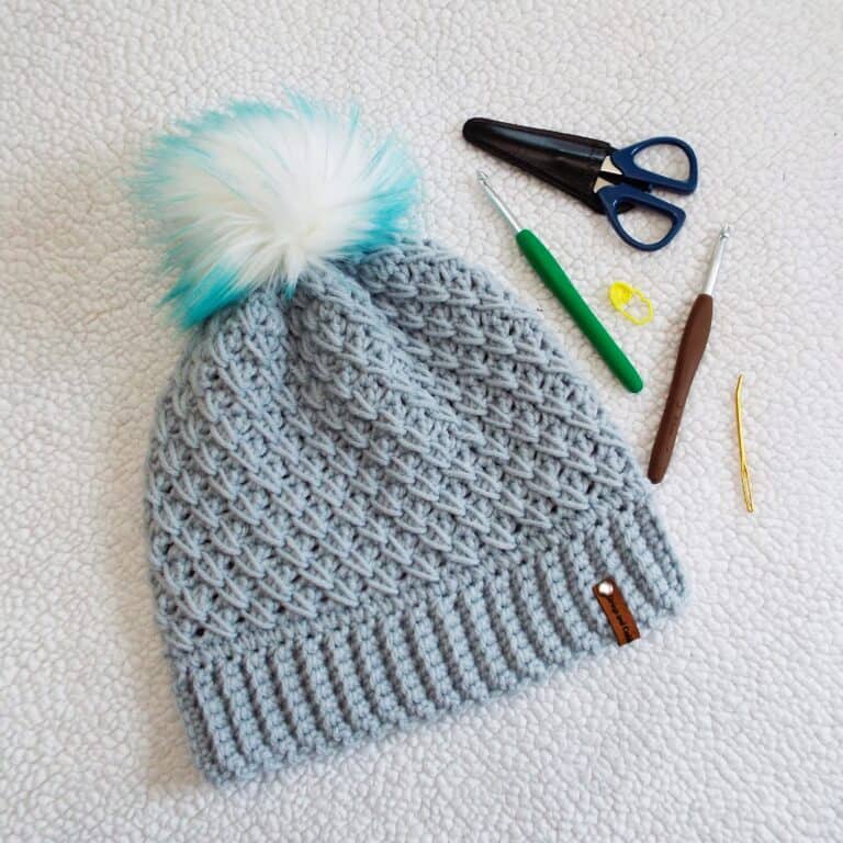 Crochet Silver Thaw Beanie