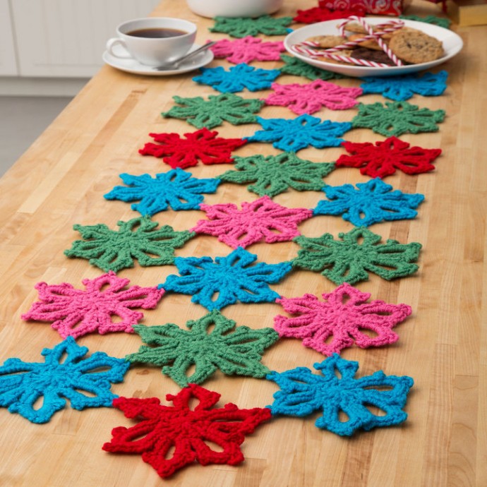 Create a Beautiful Crochet Snowflake Table Runner for Winter Decor Create a Beautiful Crochet Snowflake Table Runner for Winter Decor