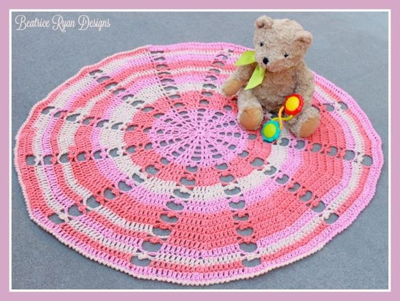 Crochet Wheel Baby Blanket