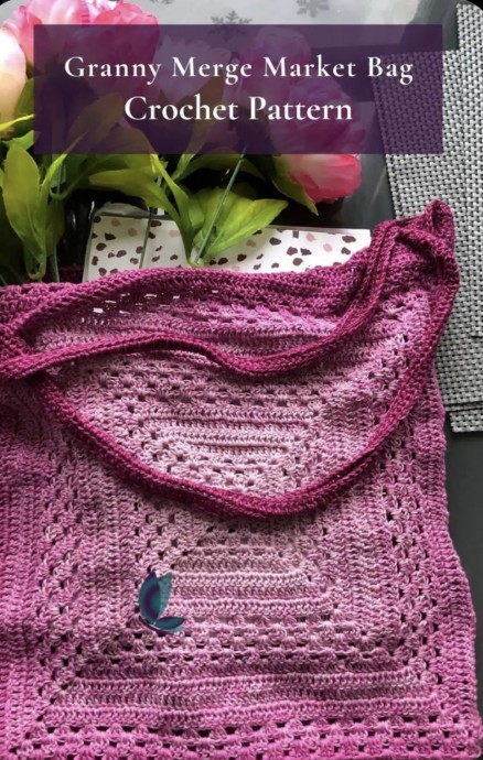 Create Your Own Stylish Granny Square Market Bag with This Free Crochet Pattern Create Your Own Stylish Granny Square Market Bag with This Free Crochet Pattern