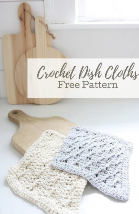 Crochet Farmhouse Dish Cloths