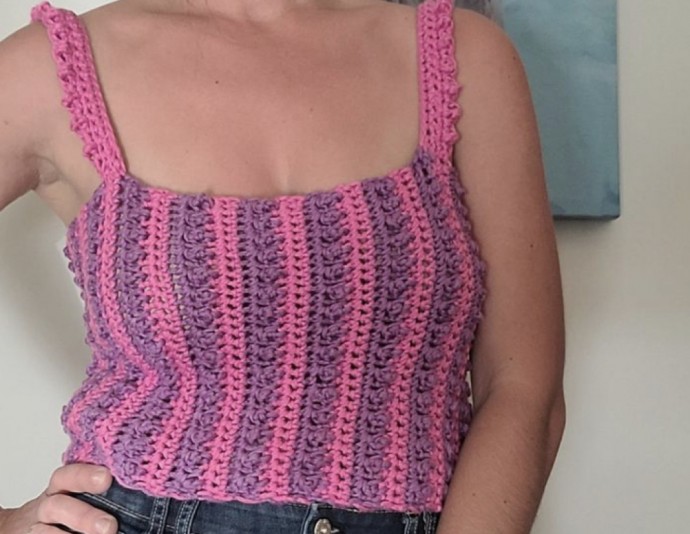 The Pink Crochet Summer Top